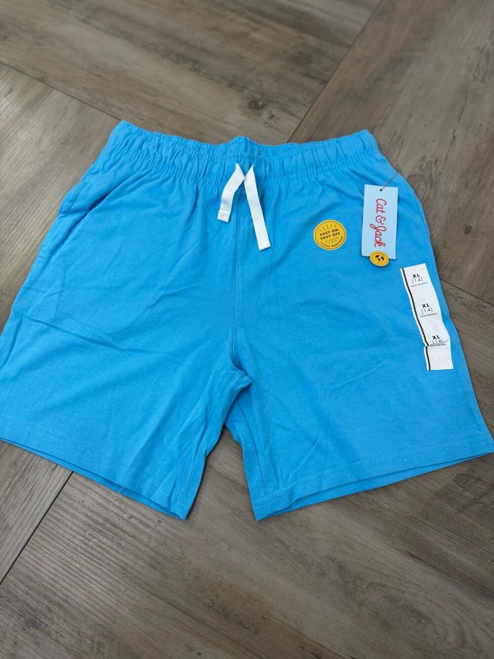 Cat & Jack Shorts Size XL 14 Blue Drawstring Pull On